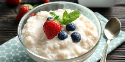 Rýžový nákyp s ovocem