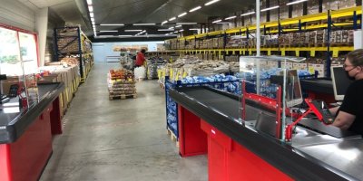 Interiér obchodu Mere