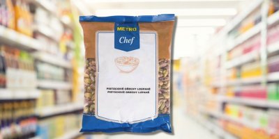 Balení závadných pistácií značky Metro chef