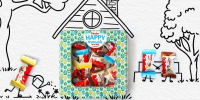 Grafika výrobku Kinder Happy Moments