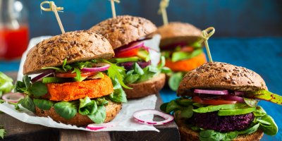 Veganské hamburgery