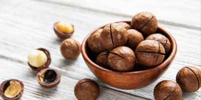 Miska makadamových ořechů