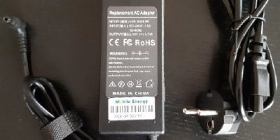 Nevyhovující nabíječka pro notebook