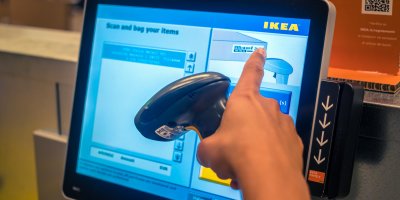 Scan&Go pokladna v obchodním domě IKEA
