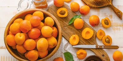 Rozkrájené meruňky