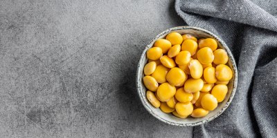 Lupina v misce, utěrka