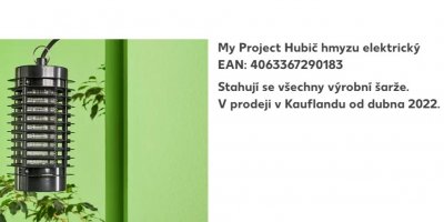 Nebezpečný lapač hmyzu značky My Project