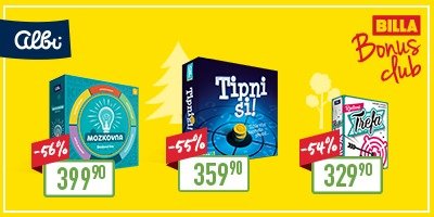 V Billa se aktuálně sbírají body na Albi 