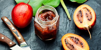 Tamarillo a džem z něho vyrobený