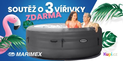 Vířivá vana Marimex v letním soutěžním obrázku pro Kupi.cz 