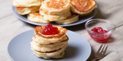 Kefírové lívance s rybízem