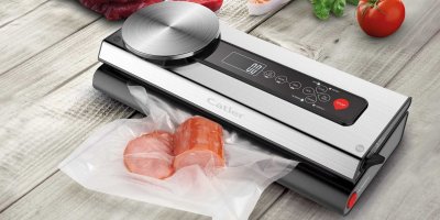 Vakuovačka Catler VS 8010 s potravinami 