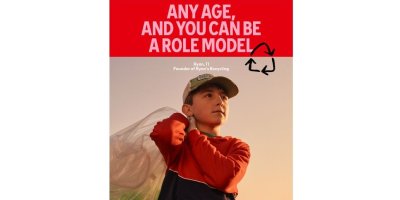 Reklama H&M lákající na udržitelnost