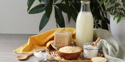 Prací mýdlo s jedlou sodou a octem