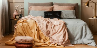 Nádherně ustlaná postel