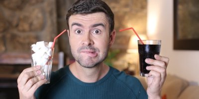 Srovnání obsahu cukru v nápoji