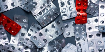 Prázdná plata od léků