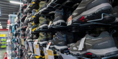 Detail bot v obchodu Decathlon