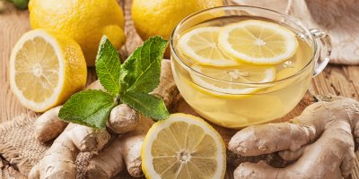 Zázvorový čaj s citronem