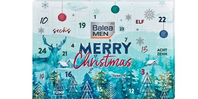 Adventní kalendář značky Balea