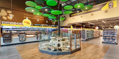 Prodejna Super zoo na pražském Zličíně