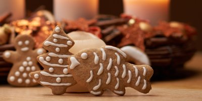 Dvojice nazdobených perníčků