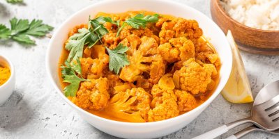 Pečený květák v misce