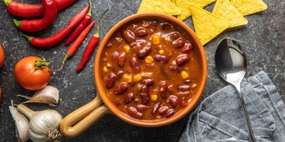 Fazolová polévka s chilli