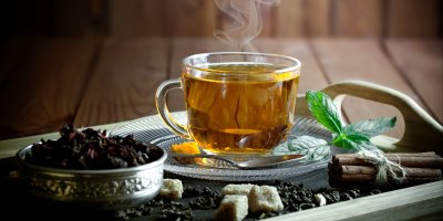 Šálek sypaného čaje