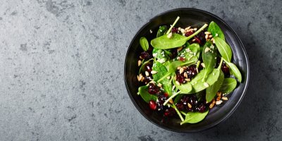 Salát s baby špenátem