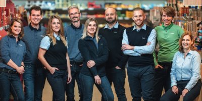 Tým zaměstnanců řetězce Lidl 