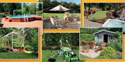 Zahradní koláž společnosti Sazka k tématu jarní prémie