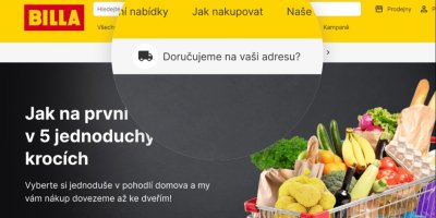 E-shop hypermarketu Billa.cz