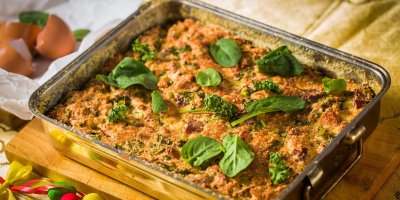 Velikonoční nádivka v pekáči