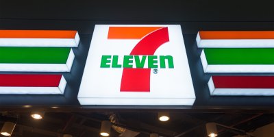 Svítící logo 7-Eleven