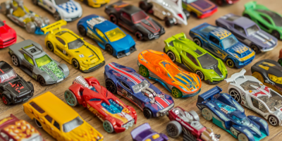 Sbírka autíček Hot Wheels