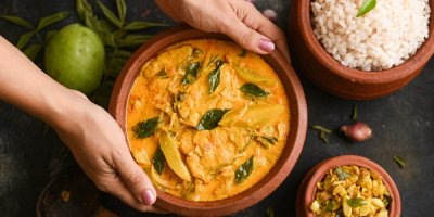 Listy kari v indickém jídle