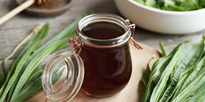 Sirup z jitrocele a jitrocelové listy