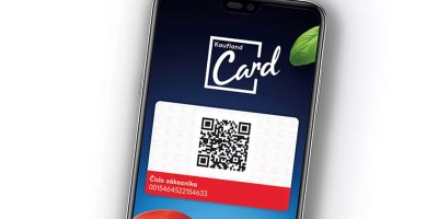 Kaufland Card nahraná v aplikaci v telefonu