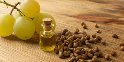 Hroznová semena, hrozny a hroznový olej