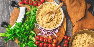 Suroviny na tabouleh