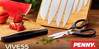 Kampaň obchodu Penny "Zaostřete! Nože se slevou"