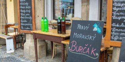 Prodej moravského burčáku