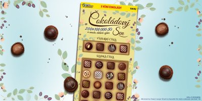 Stírací los Sazky Čokoládový sen