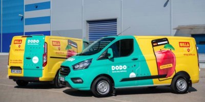 Automobily dopravce DoDo, které se postarají o rozvoz nákupů