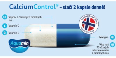 Grafika s kapslí CalciumControl