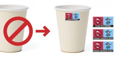 Obrázek želvy na kelímku 