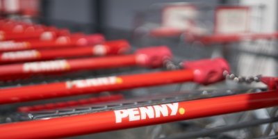 Nákupní vozík s logem Penny