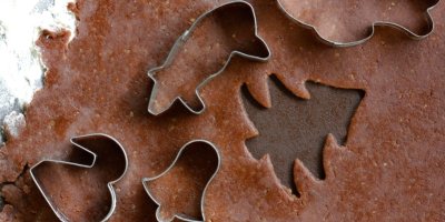 Vyválené těsto, vykrajovátka na cukroví