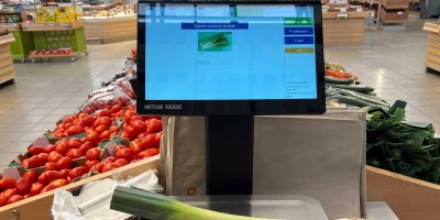 Chytrá váha v obchodě Terno